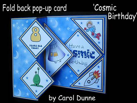 Fold Back Pop-up - Cosmic Birthday