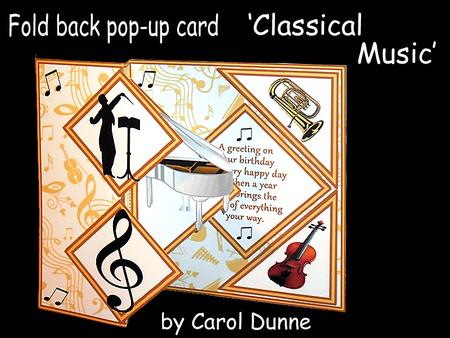 Fold Back Pop-up - Classical Music