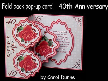 Fold Back Pop-up - 40th Aniversary