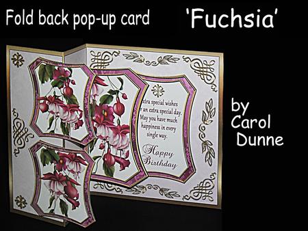Fold Back Pop-up - Fuchsia