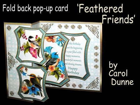 Fold Back Pop-up - Feathered Friends