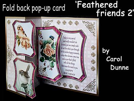 Fold Back Pop-up - Feathered Friends 2