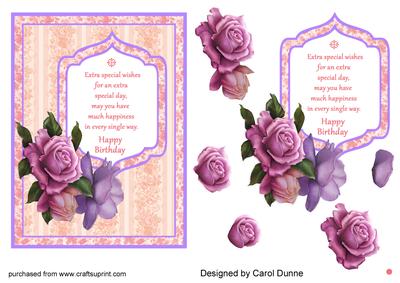 Belle Epoque Roses with Verse