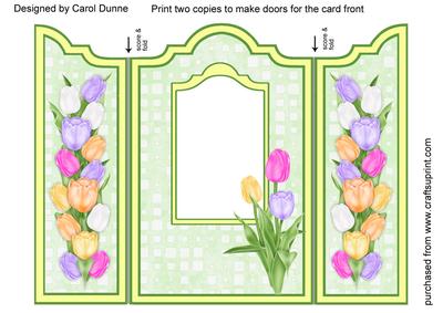 Gate Fold Tulips - Blank