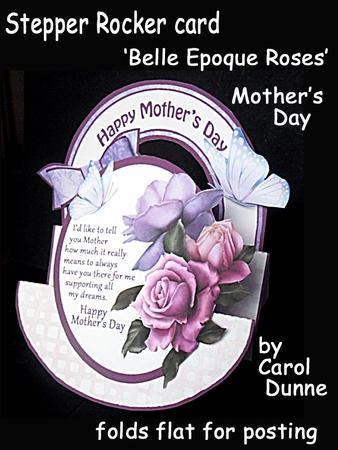 Stepper Rocker - Belle Epoque Roses (mother's Day)