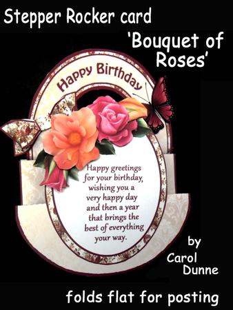 Stepper Rocker - Bouquet of Roses