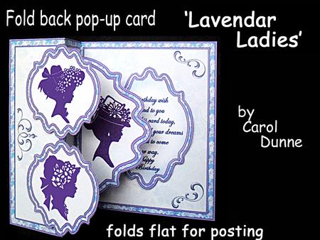 Fold Back Pop-up Lavender Ladies