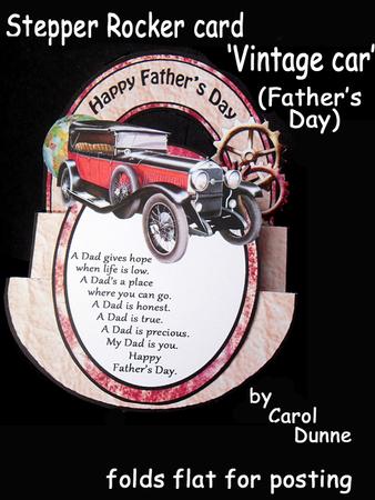 Stepper Rocker - Vintage Car (father's Day)