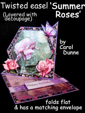 Twisted Easel Kit - Summer Roses