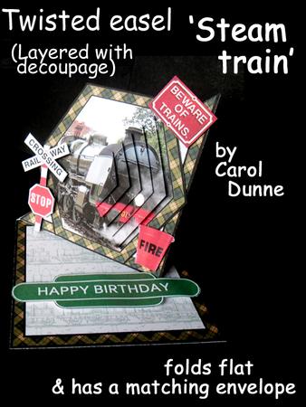 Twisted Easel Kit - Steam Train