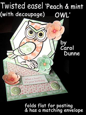 Twisted Easel Kit - Owl Peach & Mint