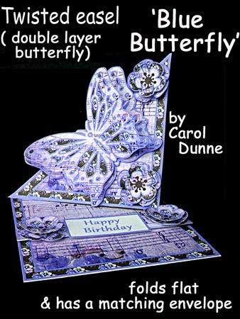Twisted Easel Kit - Blue Butterfly