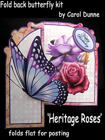Fold Back Butterfly Kit - Heritage Roses