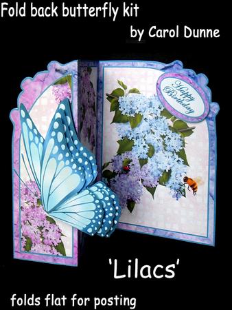Fold Back Butterfly Kit - Lilacs