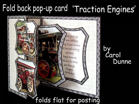 Fold Back Pop-up- Traction Engines