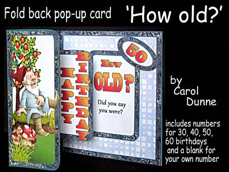 Fold Back Pop-up How Old?