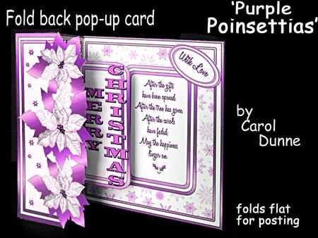 Fbp Shiny Purple Poinsettias