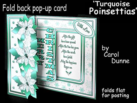 Fbp Shiny Turquoise Poinsettias