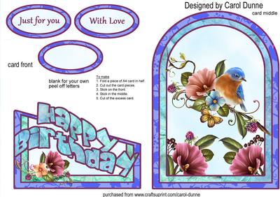 Little Bird Cutaway Card