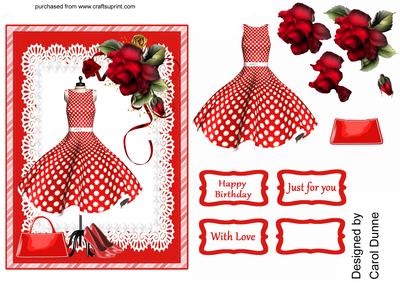Gladrags and Handbags - Red and White Spots
