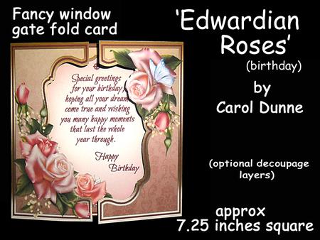 Fwg Edwardian Roses