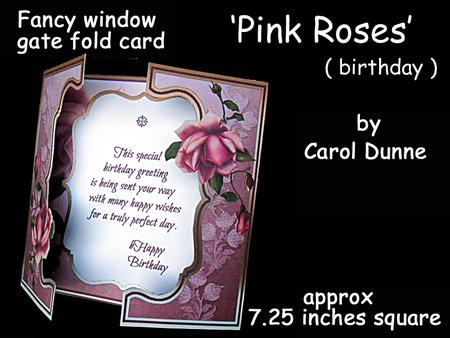 Fwg Pink Roses (birthday)