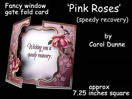 Fwg Pink Roses (speedy Recovery)