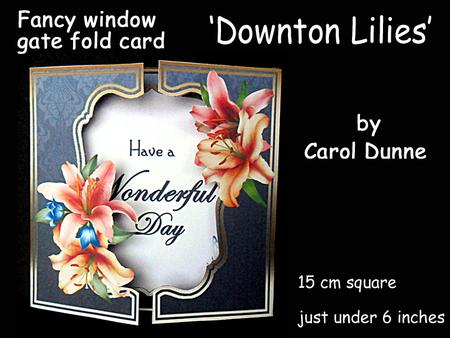 Fwg Downton Lilies 6 Inch