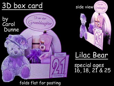 3D Box Special Ages, 16,18, 21,25