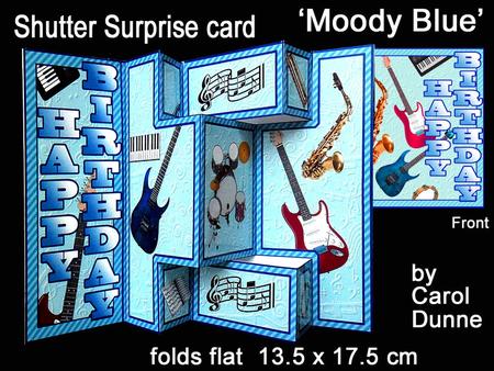 Shutter Surprise Card - Moody Blue