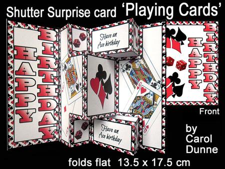 Shutter Surprise Card - Playing Cards