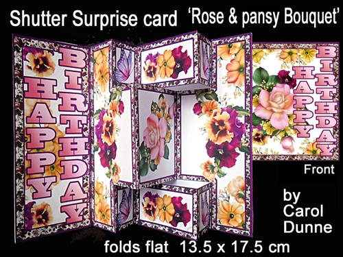 Shutter Surprise kit- Rose & pansy bouquet