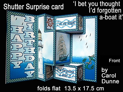 Shutter Surprise kit- I bet you thought Id forgotten a-boat it