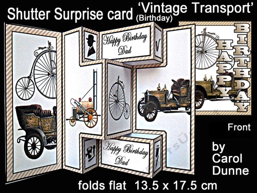 Shutter Surprise Kit- Vintage Transport (Birthday)