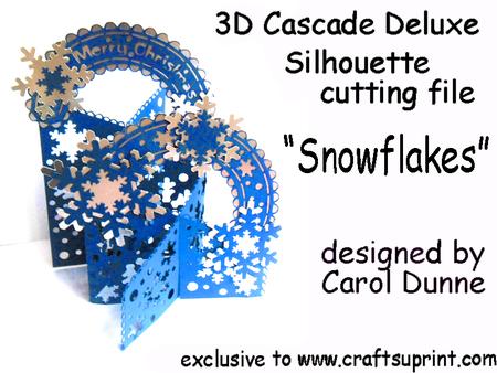 Snowflakes Silhouette Cutting Files