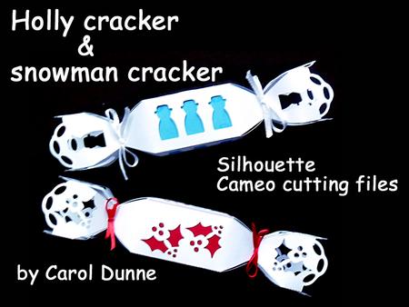Holly And Snowman Crackers