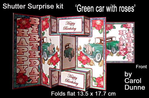 Shutter surprise kit - Green car with roses