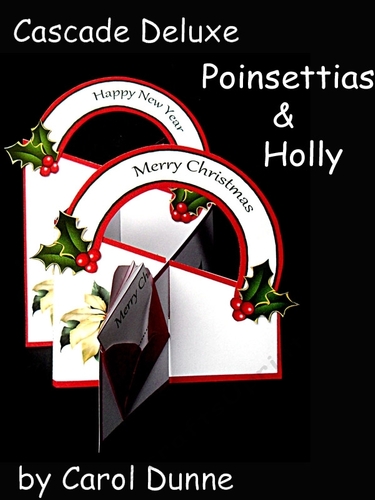 Cascade Deluxe- Poinsettias and Holly