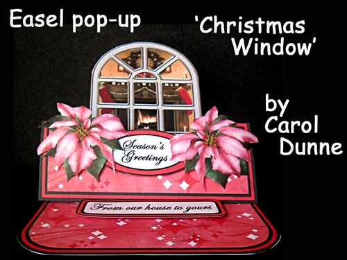 Easel pop-up  Christmas Window