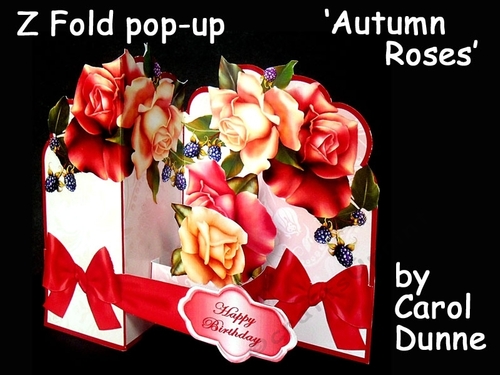 Z Fold Pop-up    Autumn Roses