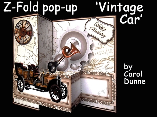 Z - Fold pop-up Vintage car