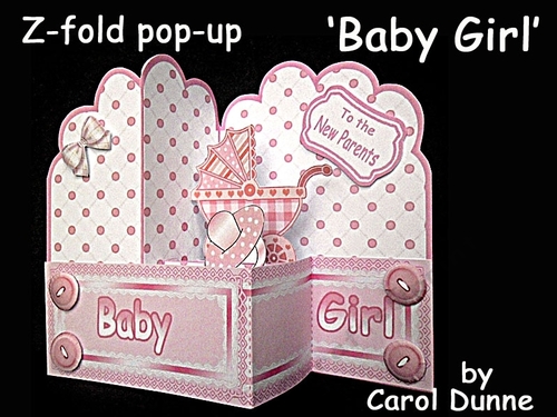 Z-fold pop-up  Baby Girl