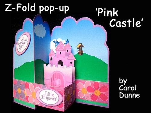 Z-Fold Pink Castle