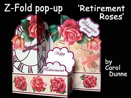 Z-Fold pop-up  Retirement Roses