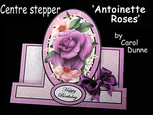 Centre stepper  Antoinette Roses