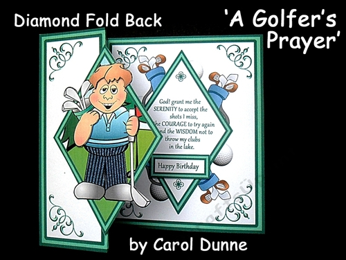 Diamond fold back - A Golfers Prayer