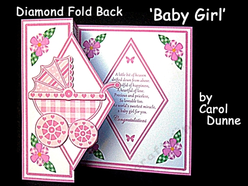 Diamond Fold Back  Baby Girl