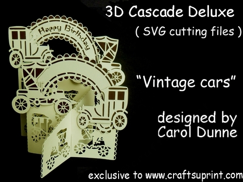 3D cascade deluxe  Vintage Cars SVG