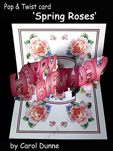 Pop & twist Spring Roses birthday