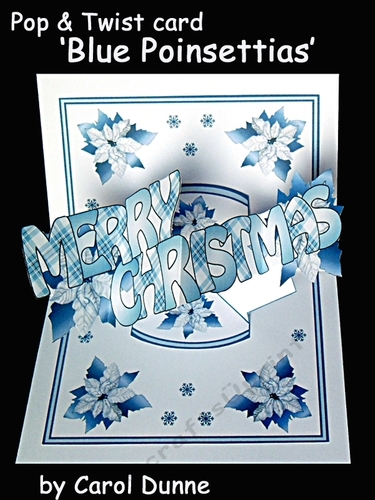 Pop & twist Blue Poinsettias